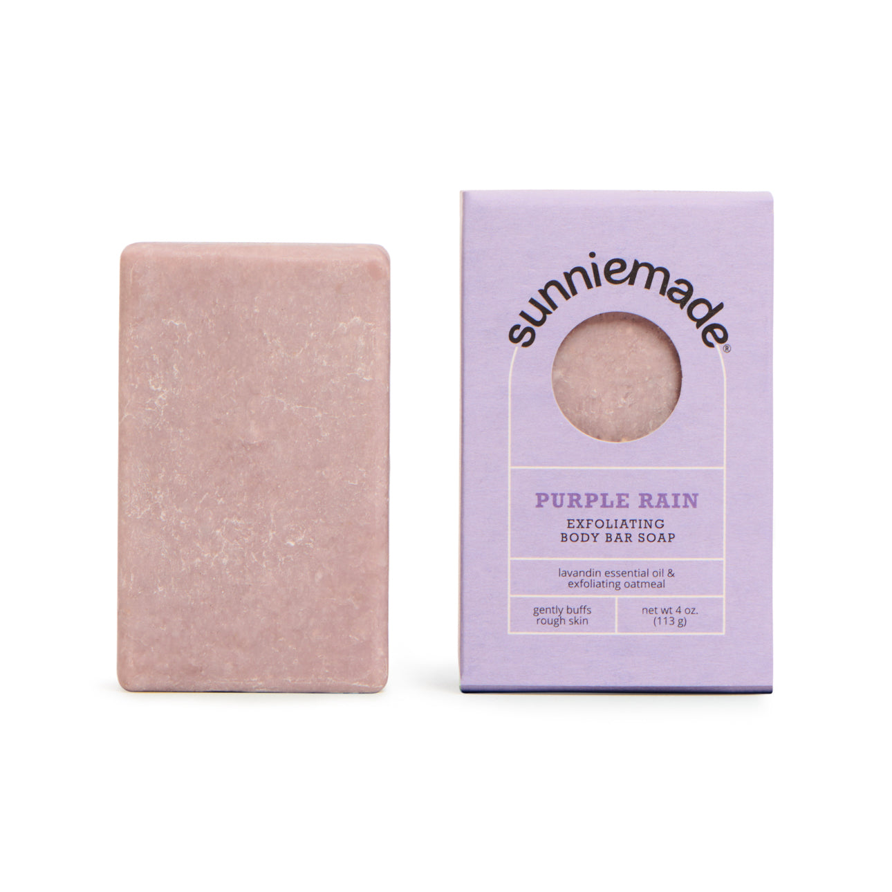 Jabón Corporal Exfoliante Lluvia Púrpura