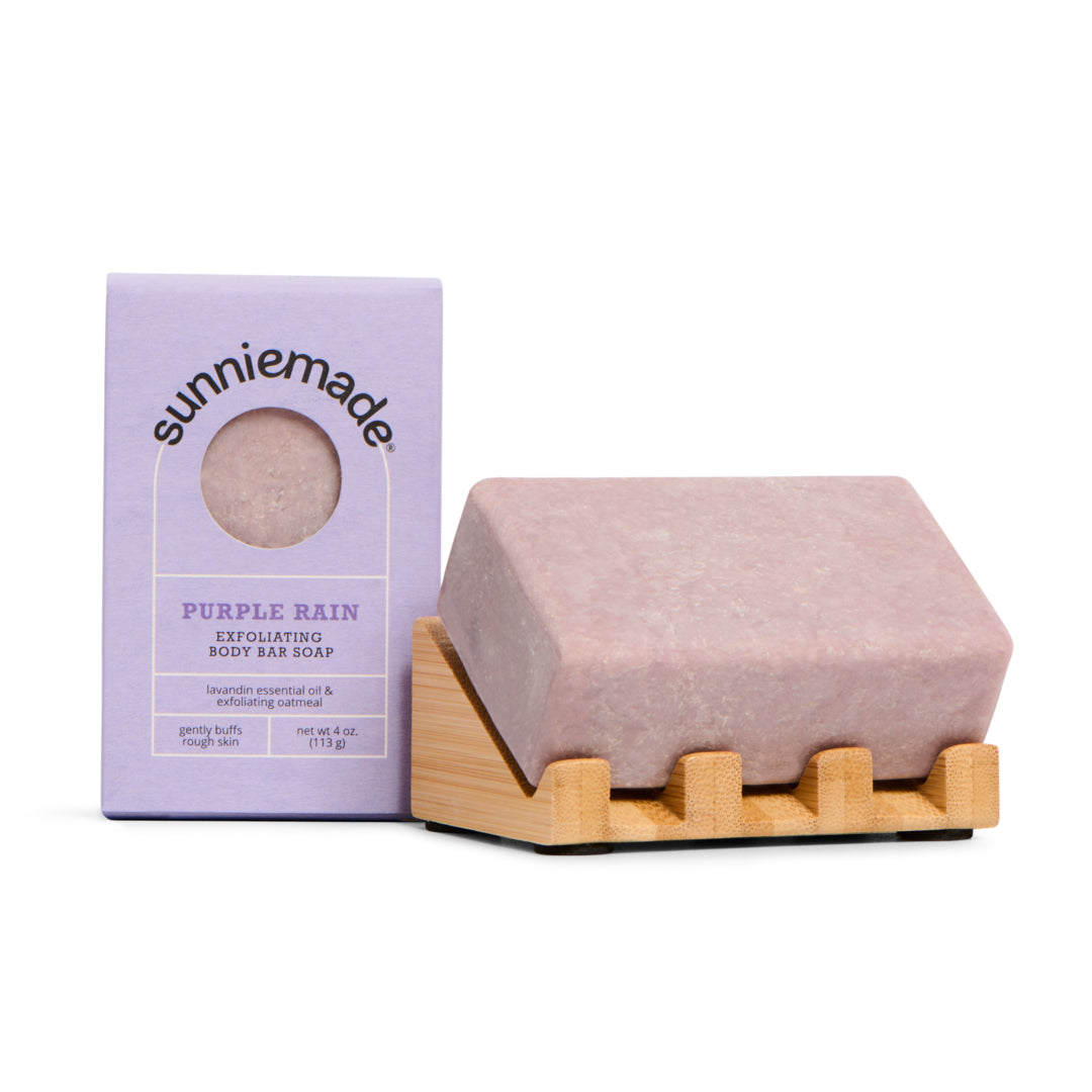 Jabón Corporal Exfoliante Lluvia Púrpura