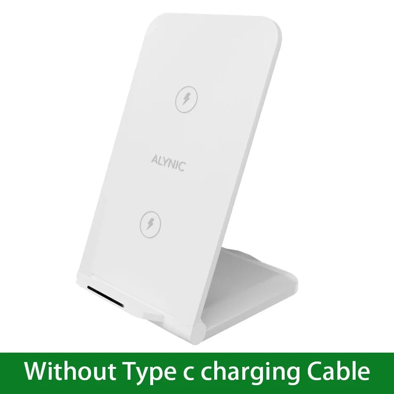 Wireless Charger Station Earphone Phone Fast Charging Charger Holder For iPhone 16 15 14 13 Pro Max Samsung S24 S23 Xiaomi