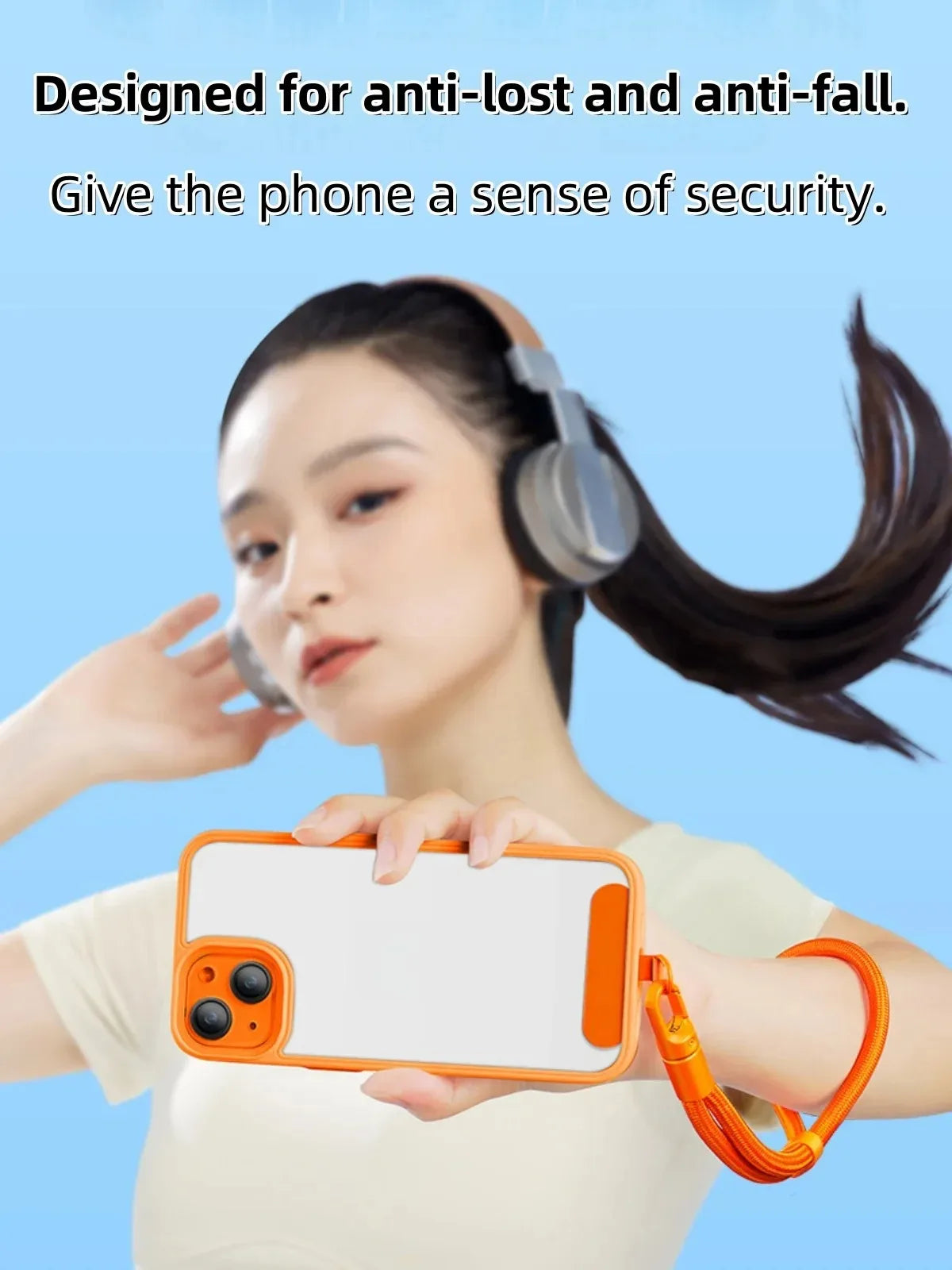 Universal Mobile Phone Anti-loss Wrist Strap Adjustable 360° Rotation Phone Self-locking Lanyard for iPhone 17 16 15 Pro Samsung