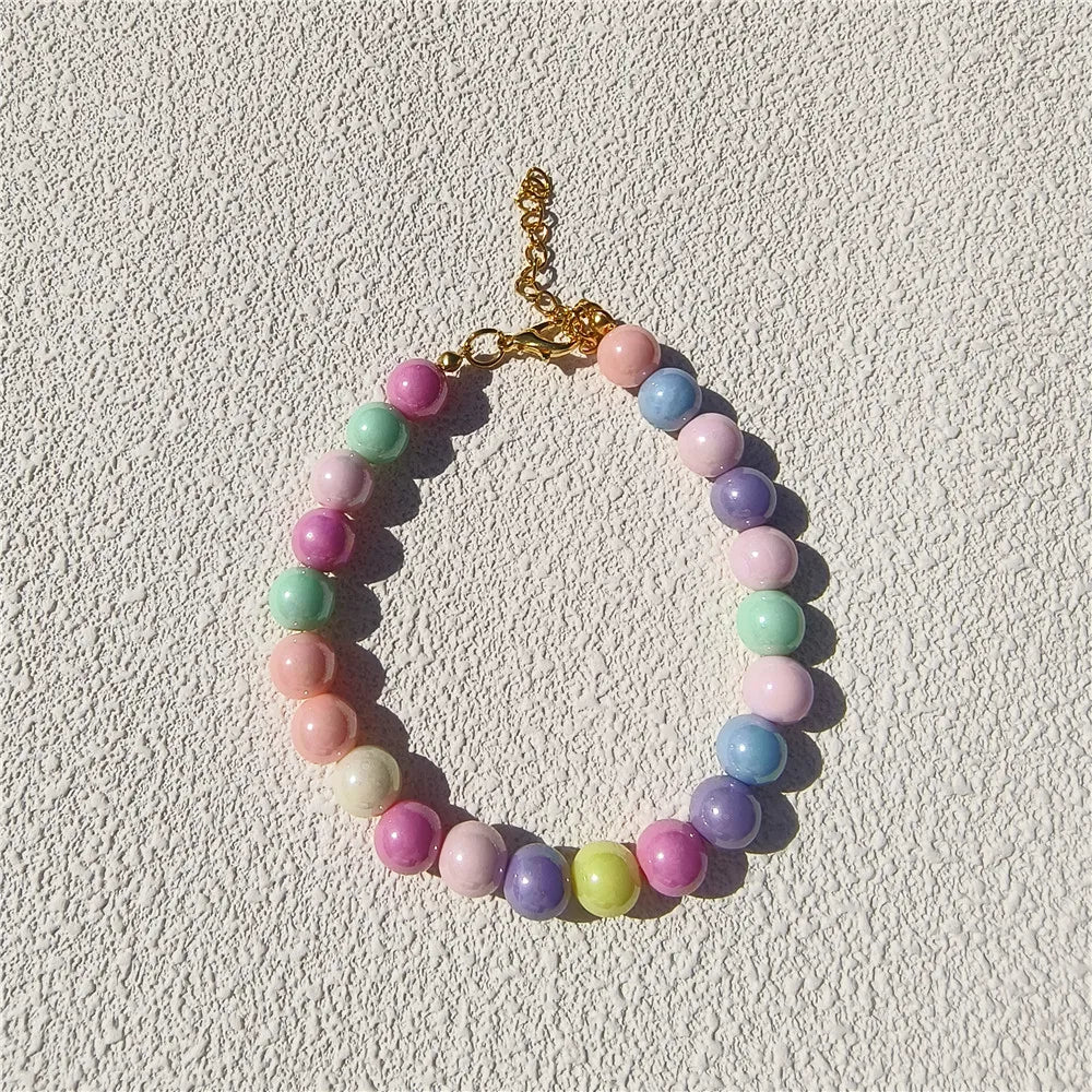 DIY Pet Pearl Collar Dog Princess Necklace Cat Jewelry Collar Puppy Accessories Dog Chain Chihuahua Wedding Jewelry