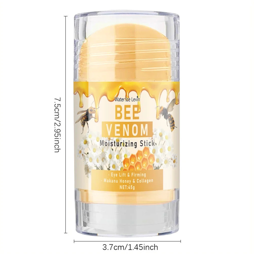 Bee Venom Eye Cream Stick Hydrates and Moisturizes the Skin Around the Eyes, Protects and Nourishes, Making the Light Beige Color More Soft