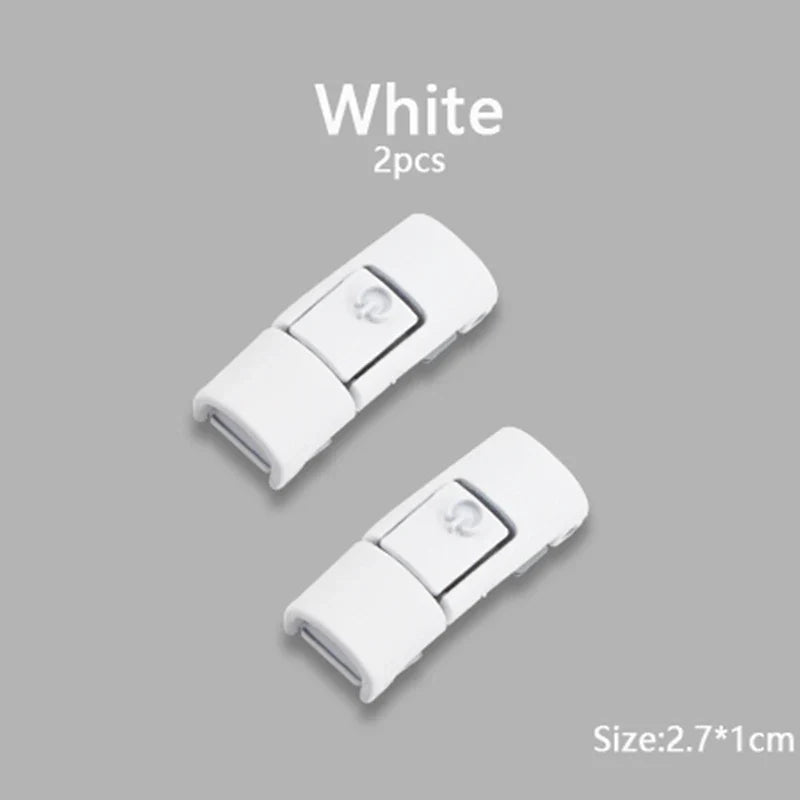 New Colorful Shoelaces Press buckle Metal Shoelace Clip Press Lock Kids Adult Shoes Accessories AF1 Sneaker Kits Metal Laces Tip