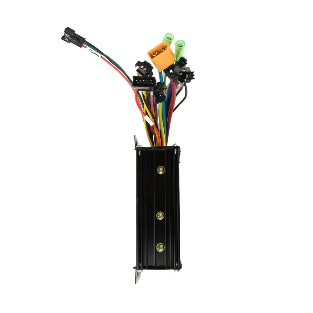 Electric Bike Brushless Motor Controller DC36V/48V/64V 750W-1500W Black Aluminum Alloy Sine Wave DC Electric Motor Controller