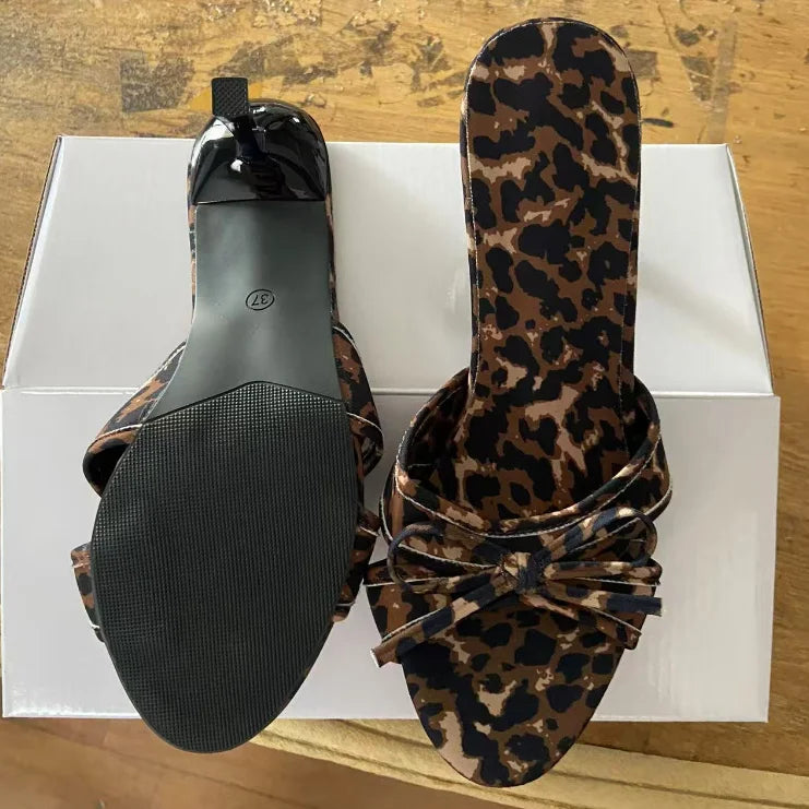 2024 Women Summer New Luxury Brand High Heel Sandals Versatile Simple Slim Heel Sandals Slippers