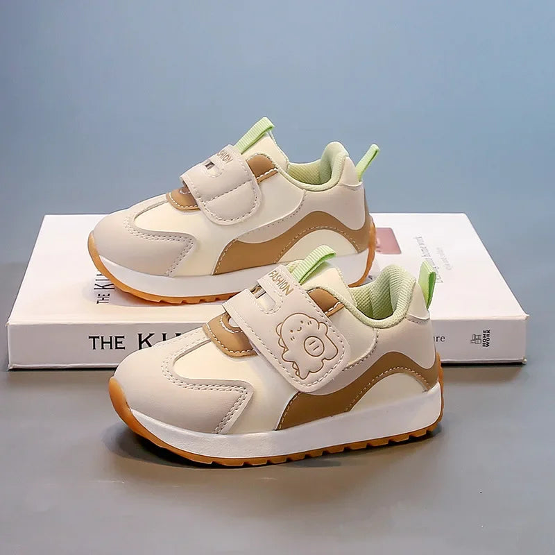 New Fashion Children's Causal Sneakers for Girls Cute Patchwork Kids Sports Shoes Soft Versatile Boys School Running Sneakers