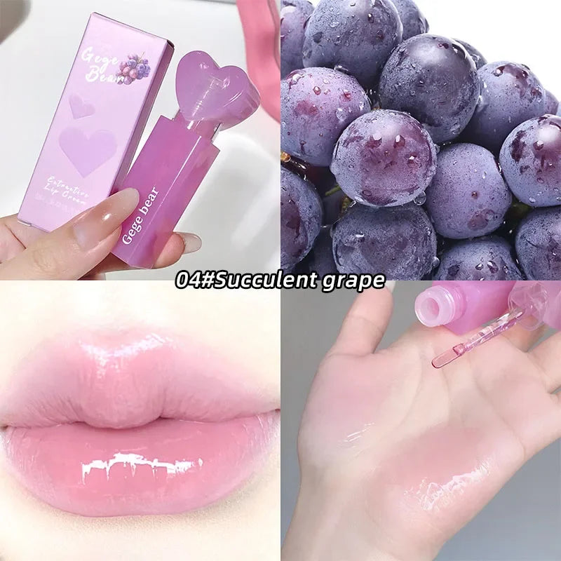 Brillo labial de gelatina con forma de corazón GEGE BEAR