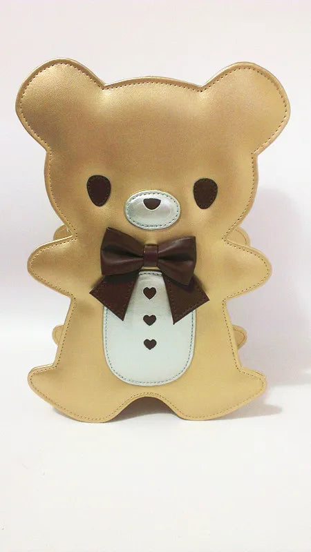 Mochila de oso con pajarita