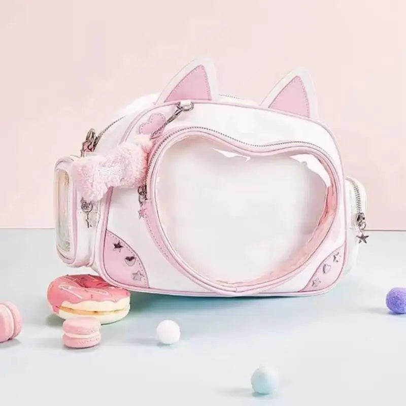 Bolso Ita Gato Rosa Kawaii