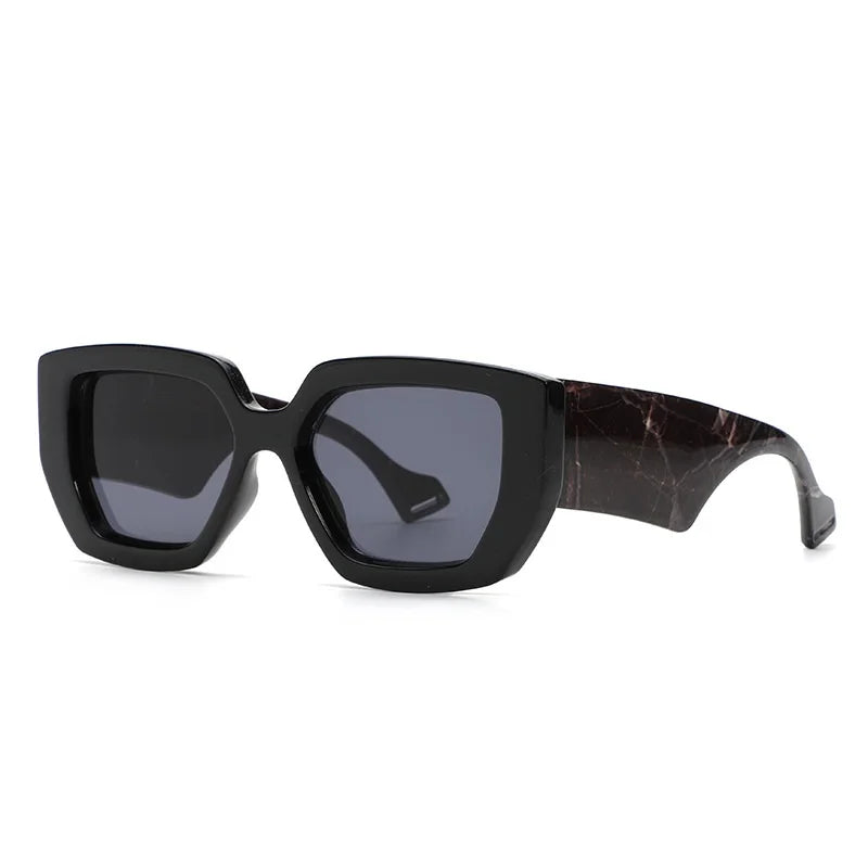 Colorful Square Sunglasses Women Wide Glasses Legs Men Travel Shades Male Female UV400 Gafas Oculos Retro Brand Designer Luxury