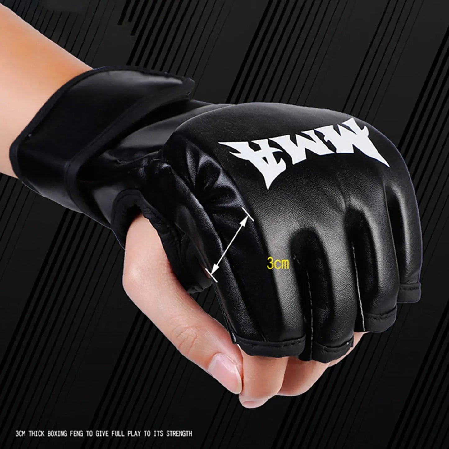 Kickboxing Gloves for Men  Women  and Kids   PU Leather