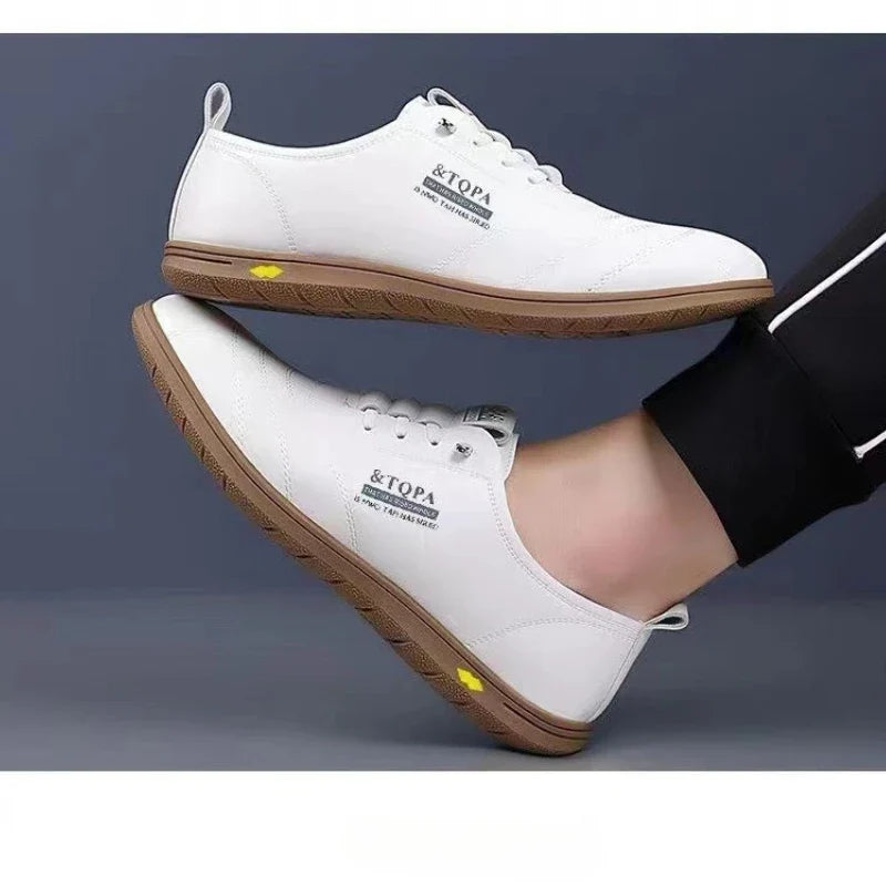 Men's Loafers Fashion Casual Leather Shoes for Men Comfortable Soft Sole Driving Shoes Classic Versatile Walking Shoes