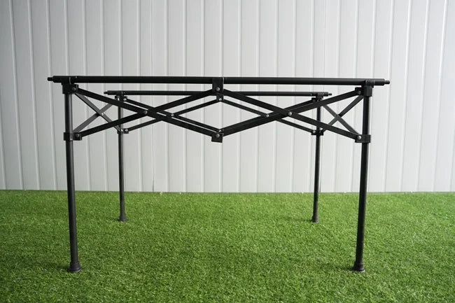 Lightweight Stainless Steel Foldable Camping Table for Outdoor Adventures Picnics Gym Use Exteriors