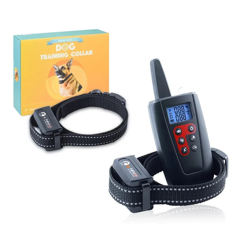 1000m Electric Dog Training Collar for 1/2/3 Dog Stop Bark Collar 2