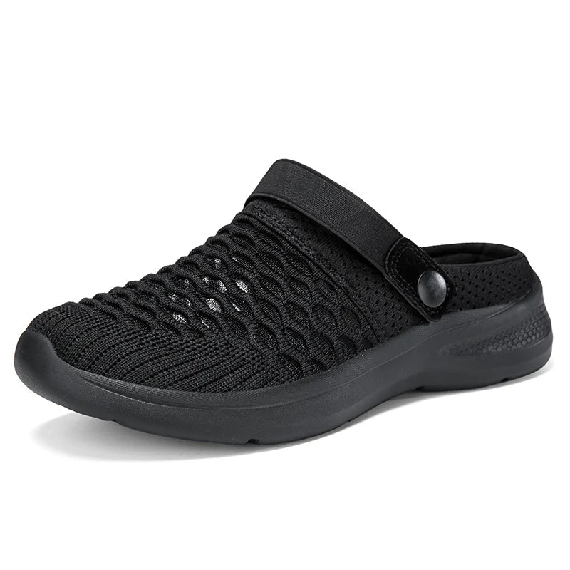 Women's Summer Sports Shoes New Platform Sandals Women Mesh Sports Breathable Beach Flat Bottom Trendy Outdoor Walking Slippers