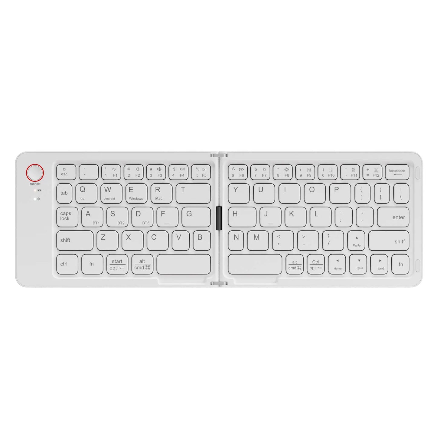 Wireless Keyboard Folding Keyboard Portable Bluetooth Keyboard Foldable Mini Keyboard For Windows Android IOS Laptop Tablet