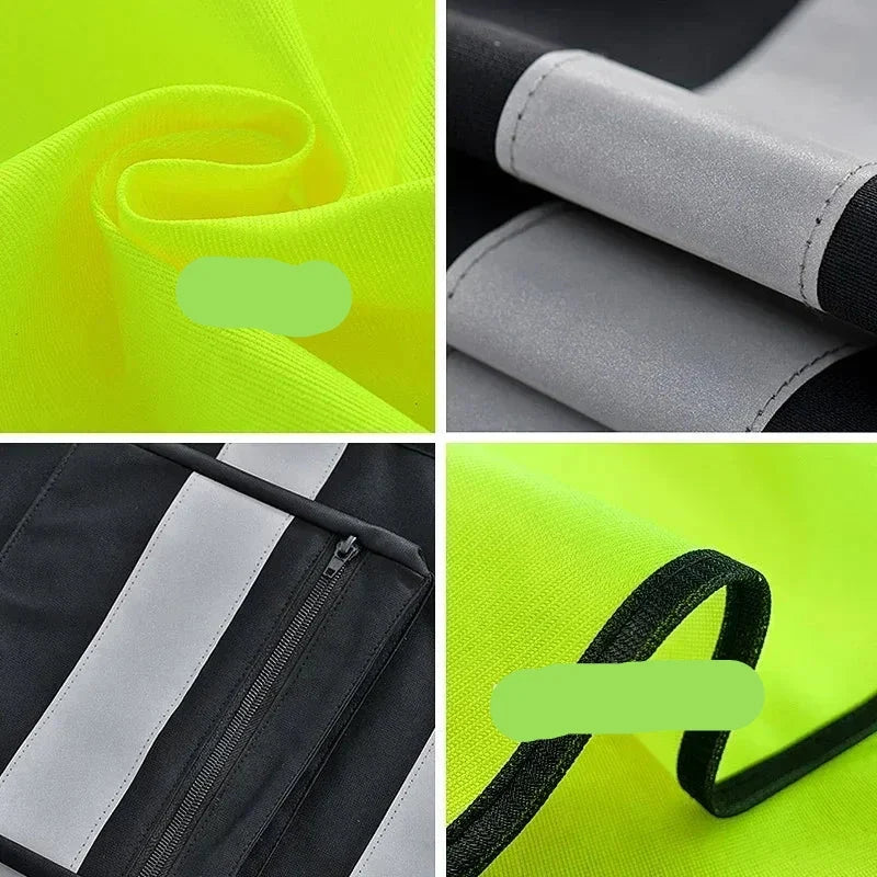Safety First Men's Reflective Work Vest with Practical Features