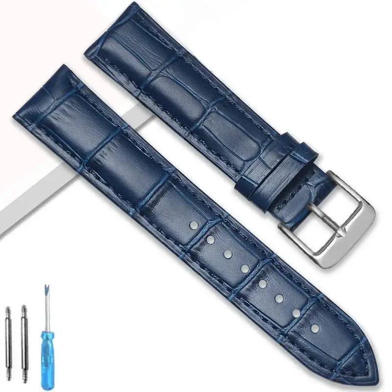 Huawei Watch & Watch GT Crocodile-Embossed Leather Buckle Band