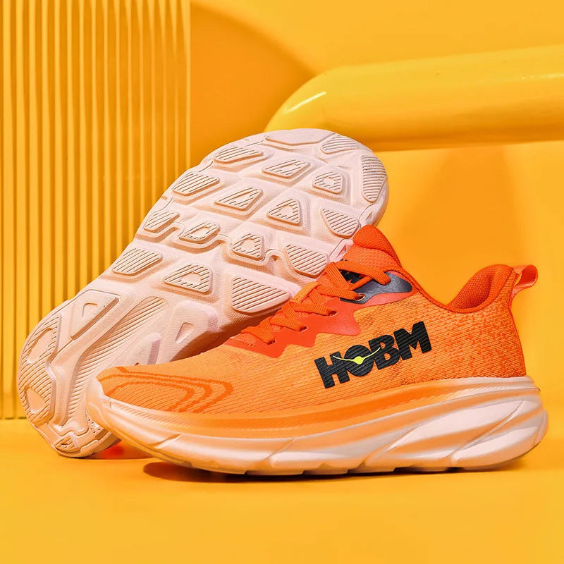 Men's Sports Shoes Thick Sole Running Shoes Breathable High Quality Soft Sole Outdoor Sports Leisure Mesh Women's Running Shoes