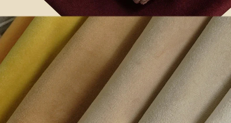 Velvet Fabric By The Meter for Tablecloth Diy Sofa Covers Curtains Sewing Thickened Soft Cloth Plain Black White Winter Textile
