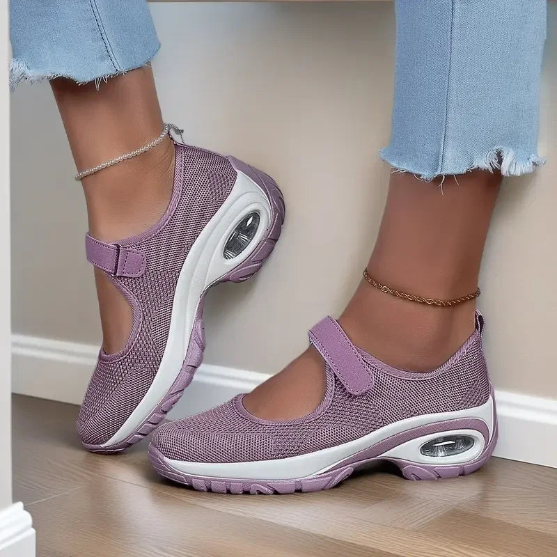 Women Casual Shoes Sandals Breathable Increase Platform Shoes Modern Non-slip Soft Light Plus Size 41 42 43 Convenient Outside
