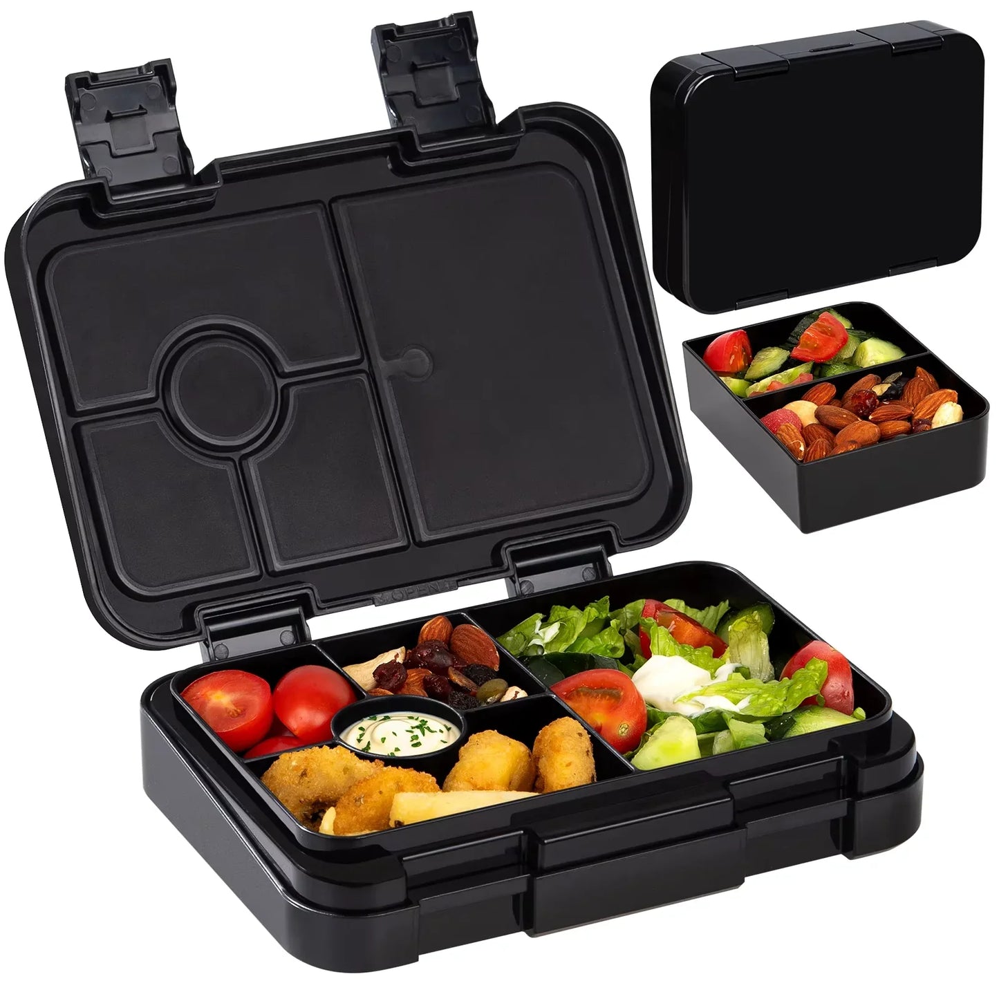 Adorable Kids Lunch Box Student Microwave Safe Travel Bento Box Halloween Container Portable Leak Proof Fruit Salad Bento Box