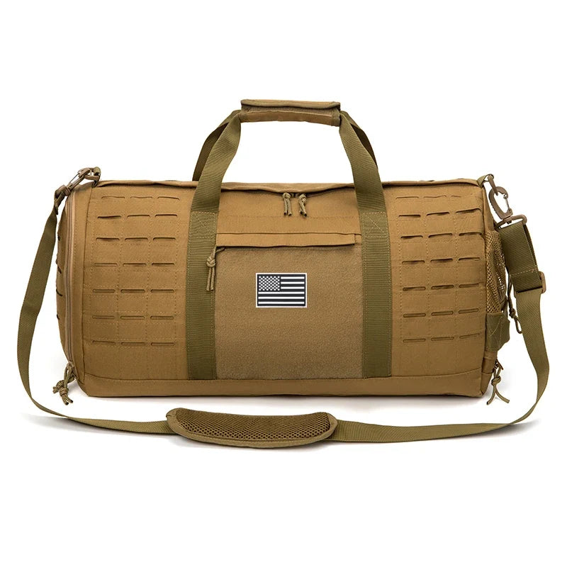 Heavy-Duty Gym Bag with Multiple Compartments and Shoe Storage