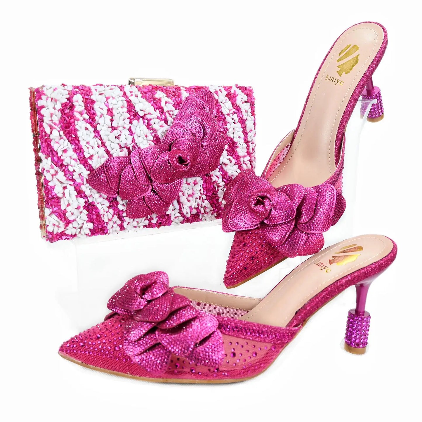 Último Conjunto de Zapatos y Bolso a Juego HTG1-10