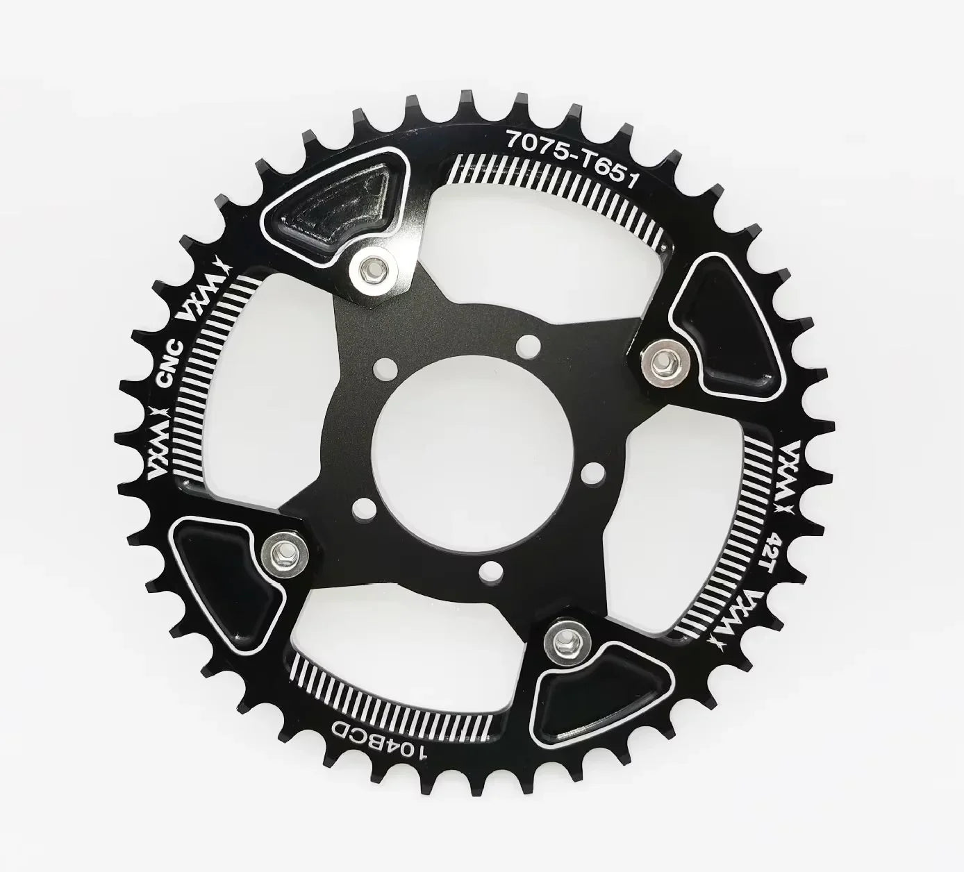ALLTOO Bike Part Bicycle Crankset Bafang 104BCD Motor Aluminum Alloy Chainring Mid Drive Adapter For Electric E-bike 32T-52T