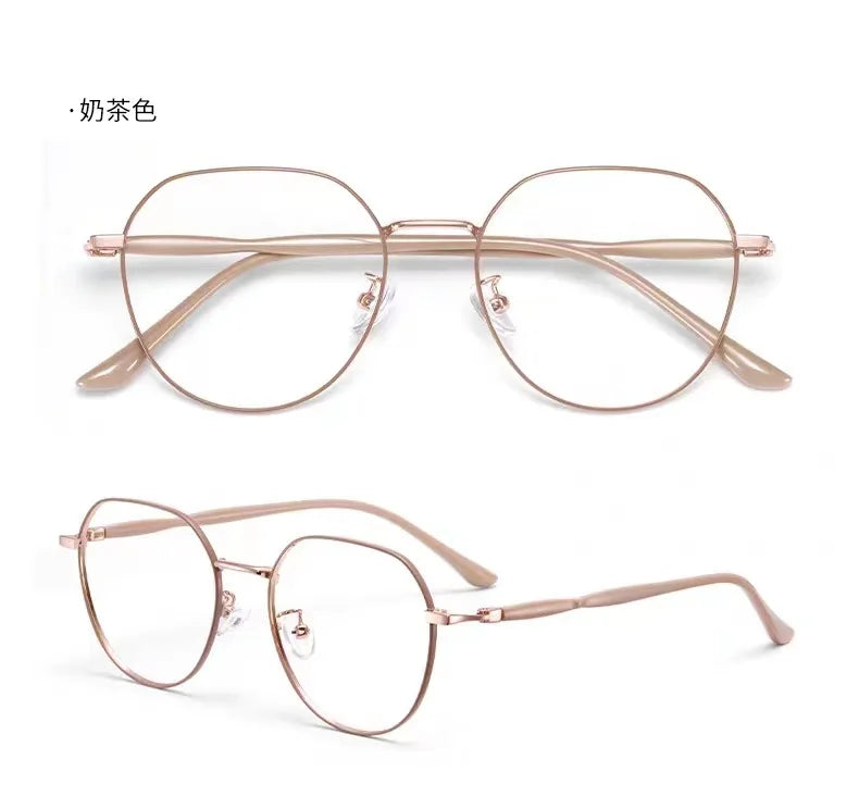 Men Women HD Lens Reading Glasses Retro Presbyopia Eyewear Eyeglasses Fashion Anti-blue Light Far-sighted Prescription +1.0 +4.0