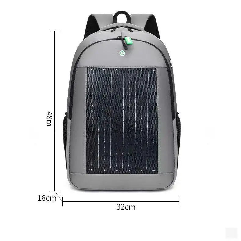 Solar Backpack Outdoor Charging Travel Travel Photovoltaic Backpack Led Lights Backpack Large Capacity Men And Women School Bags