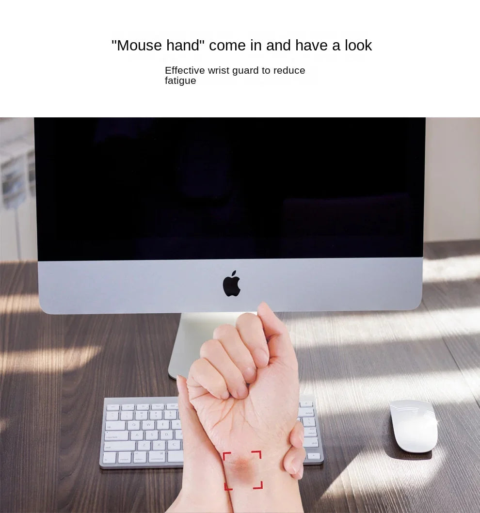 EVA Foam Wrist Mouse Pad Simple Solid Color Comfortable Thick Sponge Mouse Gaming Pc Keyboard Desk Mat 210X230MM