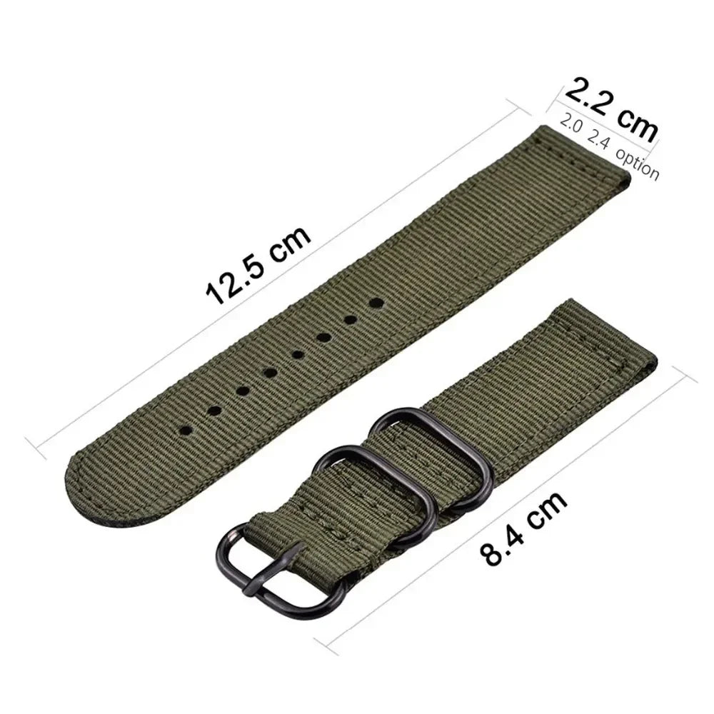 Motorola Moto Watch Two-Piece NATO-Style Nylon Band
