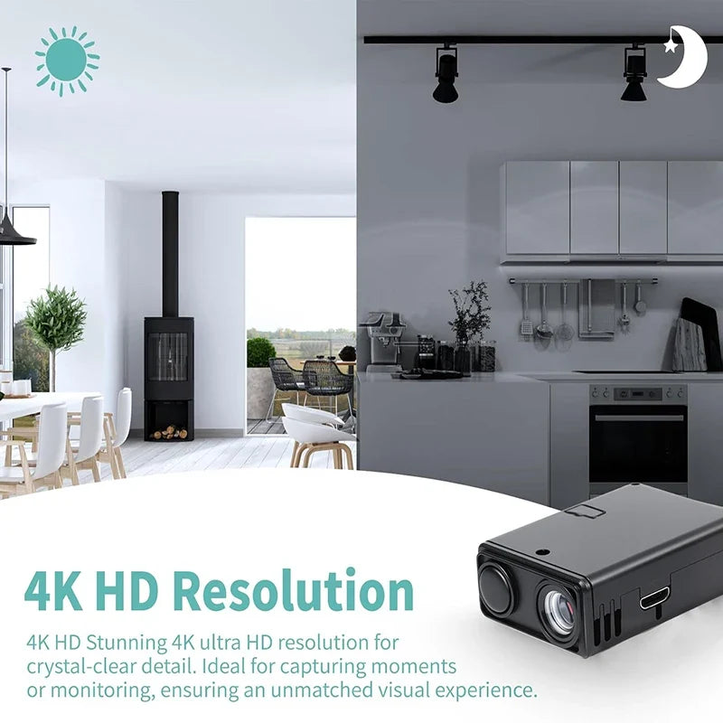 New 4K WiFi Wireless Security Camera Indoor Surveillance Monitor Motion Detection Remote View Home Security Protection Camcorder
