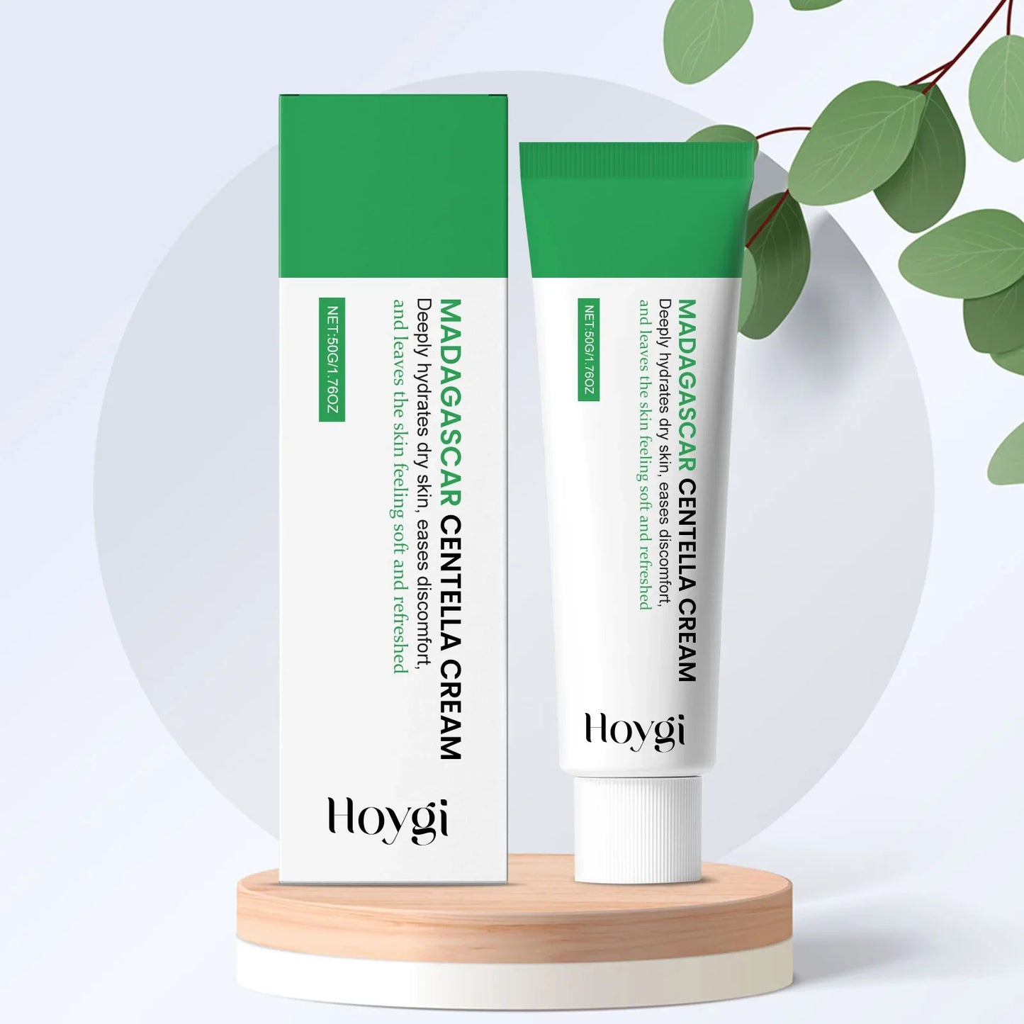 Centella Soothing Cream with Ceramide & B5 Face Repair Moisturizer Redness Relief Soothing Cream for Dry Sensitive Skin