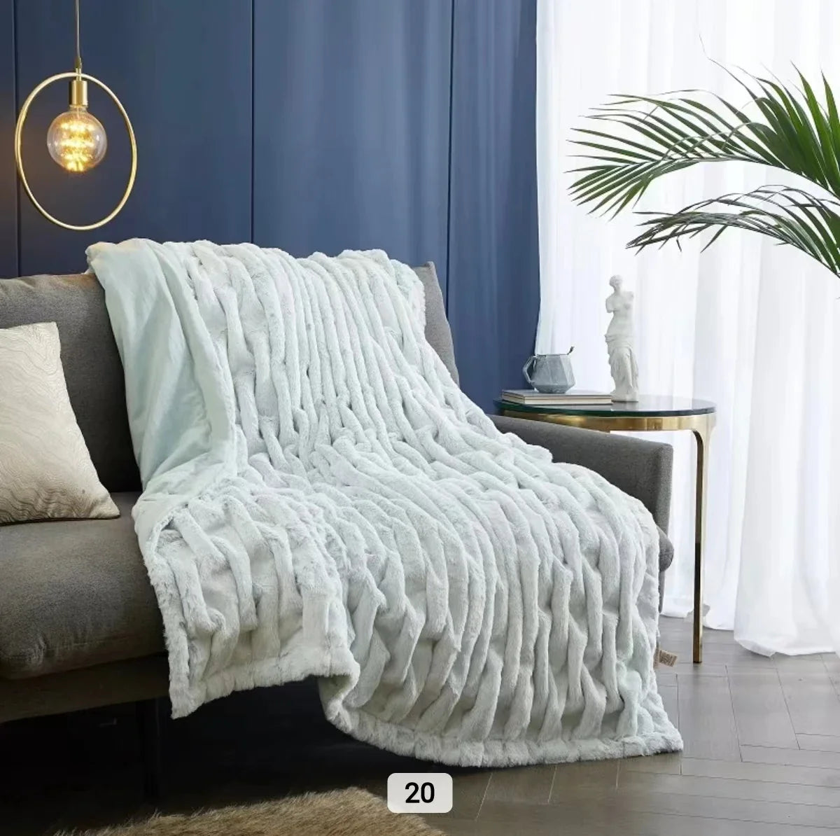 Jacquard Style Thickened Double Layer Winter Lamb Plush Blanket Pink Ghost Printed Quilt Flannel Sofa Cover Coral Velvet Blanket