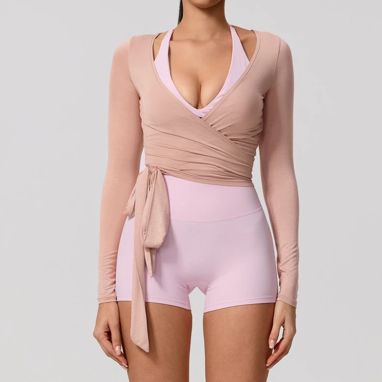 Hearuisavy Top deportivo de yoga de secado rápido para mujer