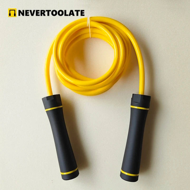 Heavy 460g Weighted Jump Rope - 10mm PVC HIIT Fitness Rope
