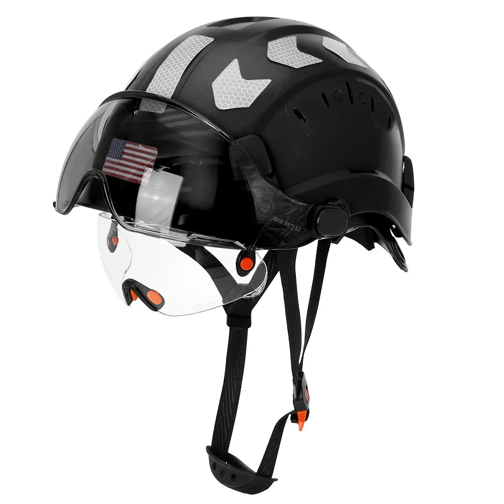 Enhanced Visibility: Reflective Safety Helmet