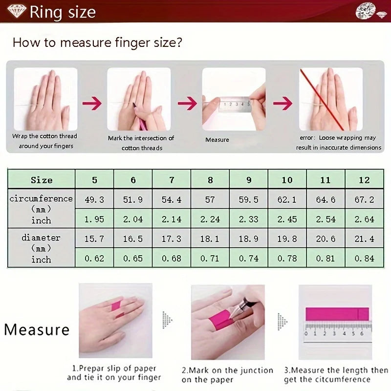 Exquisite Romantic Engagement Jewelry 3 Prong Heart Rings For Women Wedding Party Valentines Gift