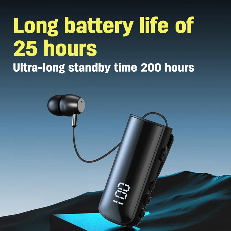 Bluetooth Earphones connects two phone Wireless HiFi Headset Waterproof Noise Reduction Sports Earbuds With Mic For Smartphone