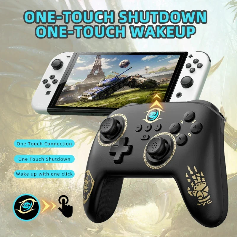 Switch Pro Gamepad Wireless Gaming Controller for Nintend Switch OLED/Lite Joystick For Steam Yuzu Controle PC