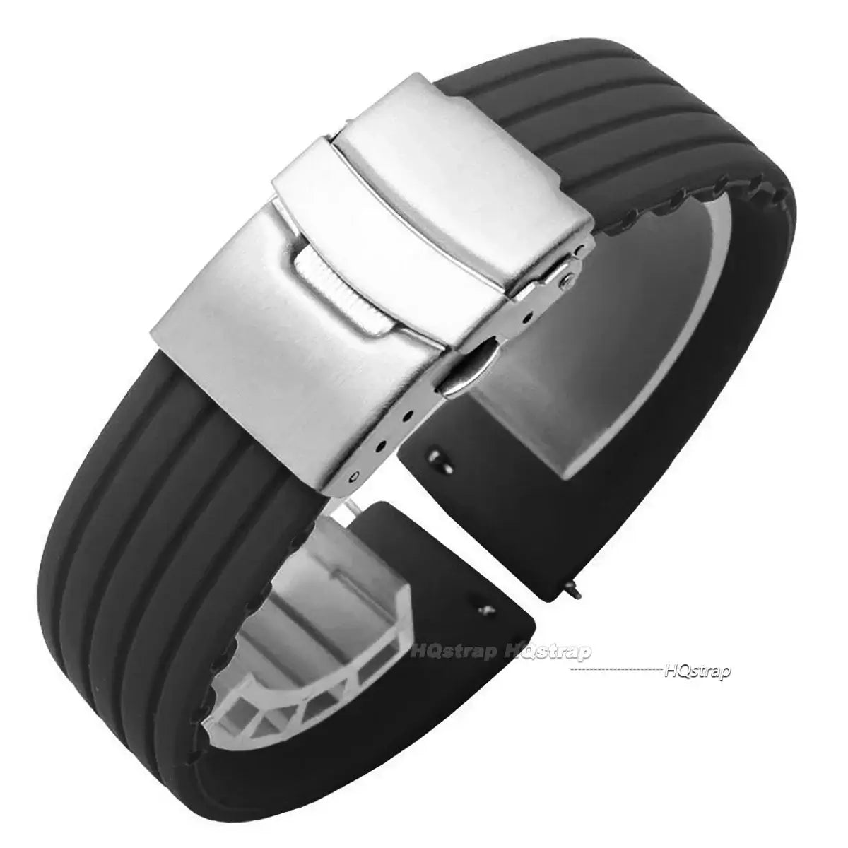 Amazfit Silicone Watch Strap with Deployment Buckle - Replacement Band