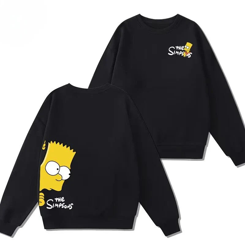 Simpsons Sweatshirt - Bart Peeking