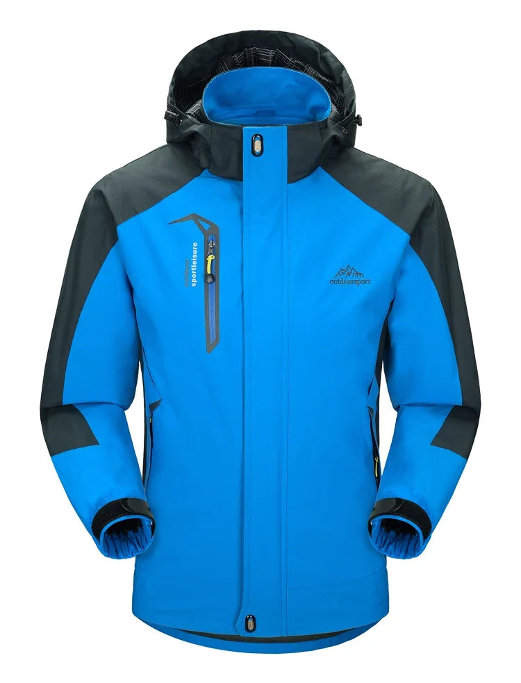 Men's Lightweight Waterproof Rain Jacket 5000mm Windbreaker Lined Casual Spring Autumn Fishing Hiking Outdoor Leisure Jacket