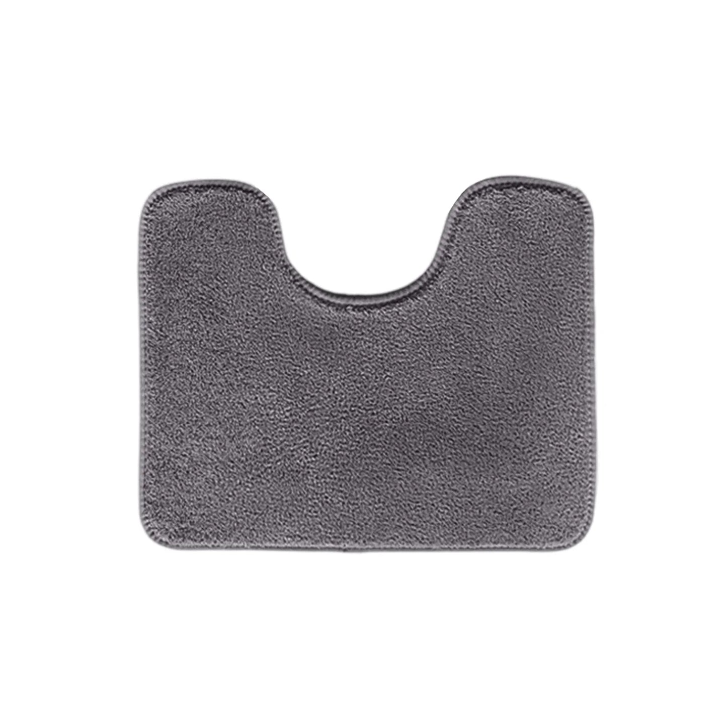U-Shaped Toilet Mat Bathroom Mat Bathroom Carpet Bathroom Carpet Memory Foam Bath Mat Anti-Skid Super Absorbent