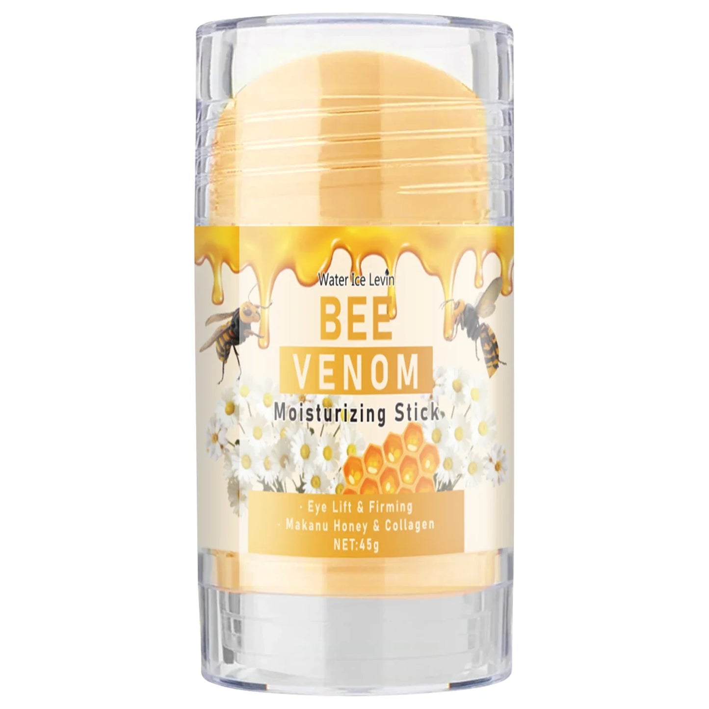 Bee Venom Eye Cream Stick Hydrates and Moisturizes the Skin Around the Eyes, Protects and Nourishes, Making the Light Beige Color More Soft