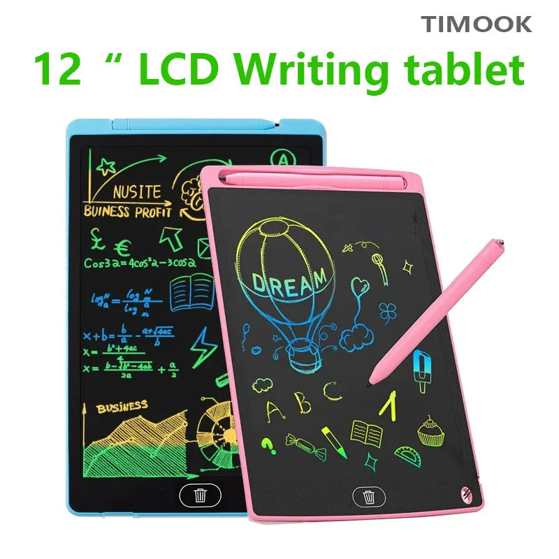 Digital LCD Writing Tablet Board 8/12 Inch Drawing Tablet Screen Kids Graphic Tablet Toys for Children
