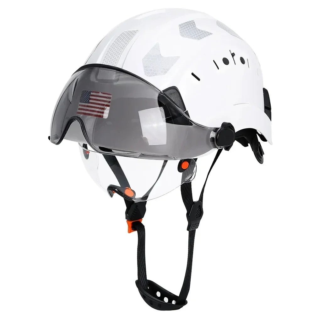 Enhanced Visibility: Reflective Safety Helmet