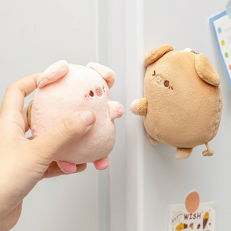 Llaveros de peluche magnéticos